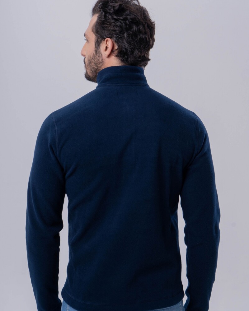 Sueter Azul Marino Fleece U