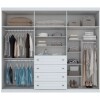 Ropero Americano Blanco 6 P Mdf Ropero Americano Blanco 6 P Mdf