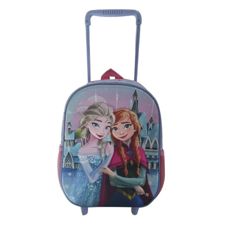Mochila Infantil Frozen 3D Con Carro 30 Cm Frozen