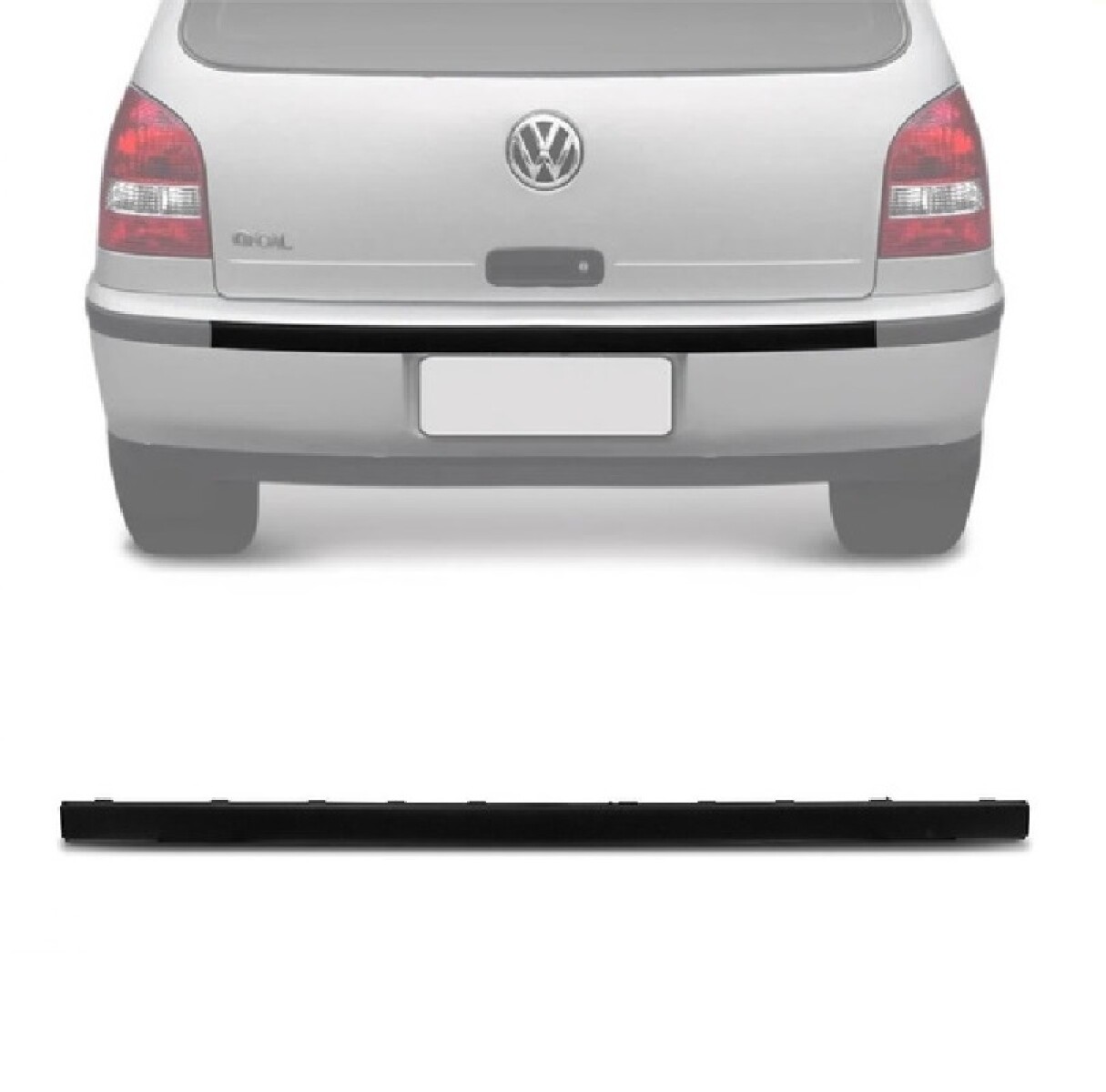 MOLDURA DE PARAGOLPE TRASERO CENTRAL GOL G3 