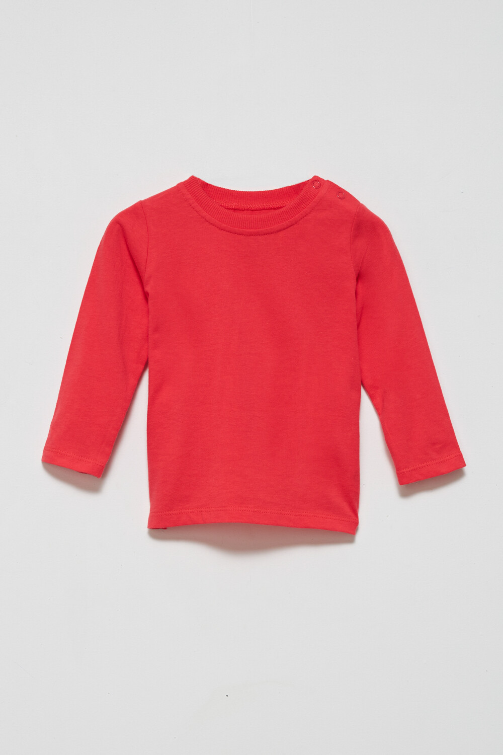 Camiseta manga larga básica - Roja — BAS