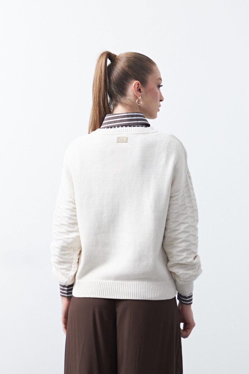 SWEATER DAMASO Crudo