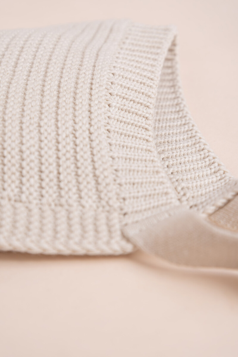 Gorro abrigado con orejas Beige Melange