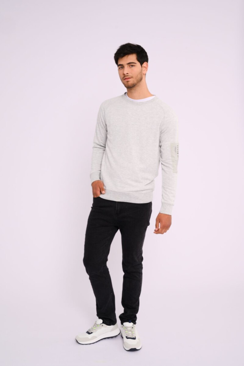 Buzo de felpa Gris melange