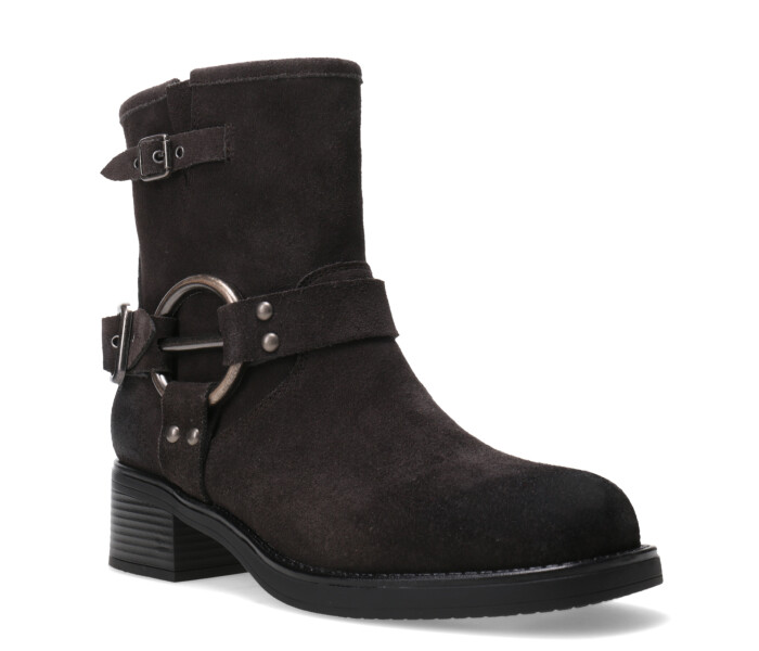 Bota de Mujer Miss Carol HILE de cuero Negro