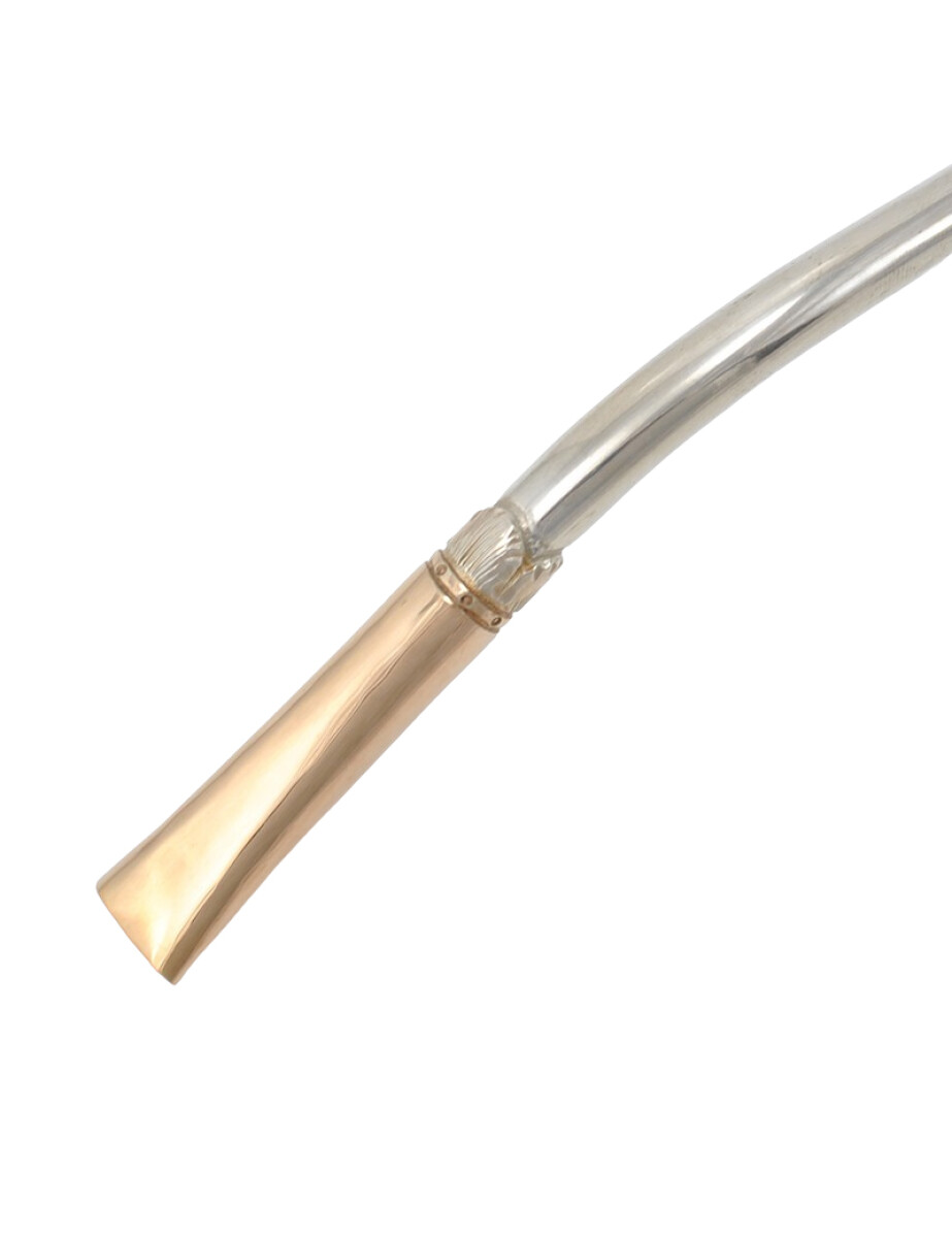 Bombilla plata y oro, gruesa boquilla especial 