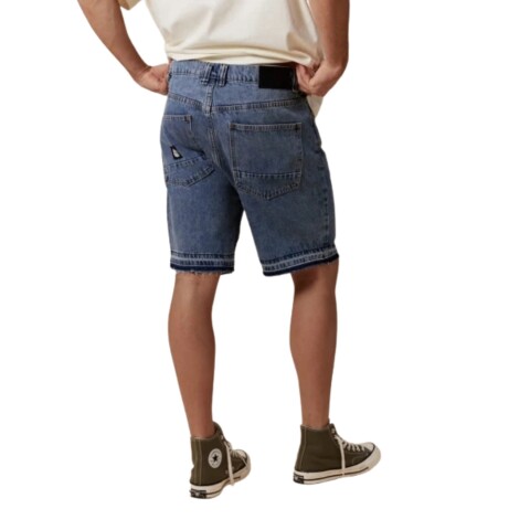 BERMUDA DESFLECADA XS-XXL AZUL CLARO