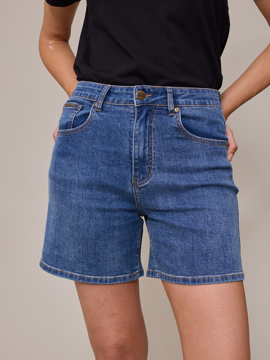 SHORT ELADIA POLANCO - Azul Medio 