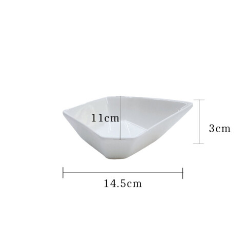 OUTLET Salsera copetinero de cerámica 11x3x14.5cm Outlet Salsera Copetinero De Cerámica 11x3x14.5cm