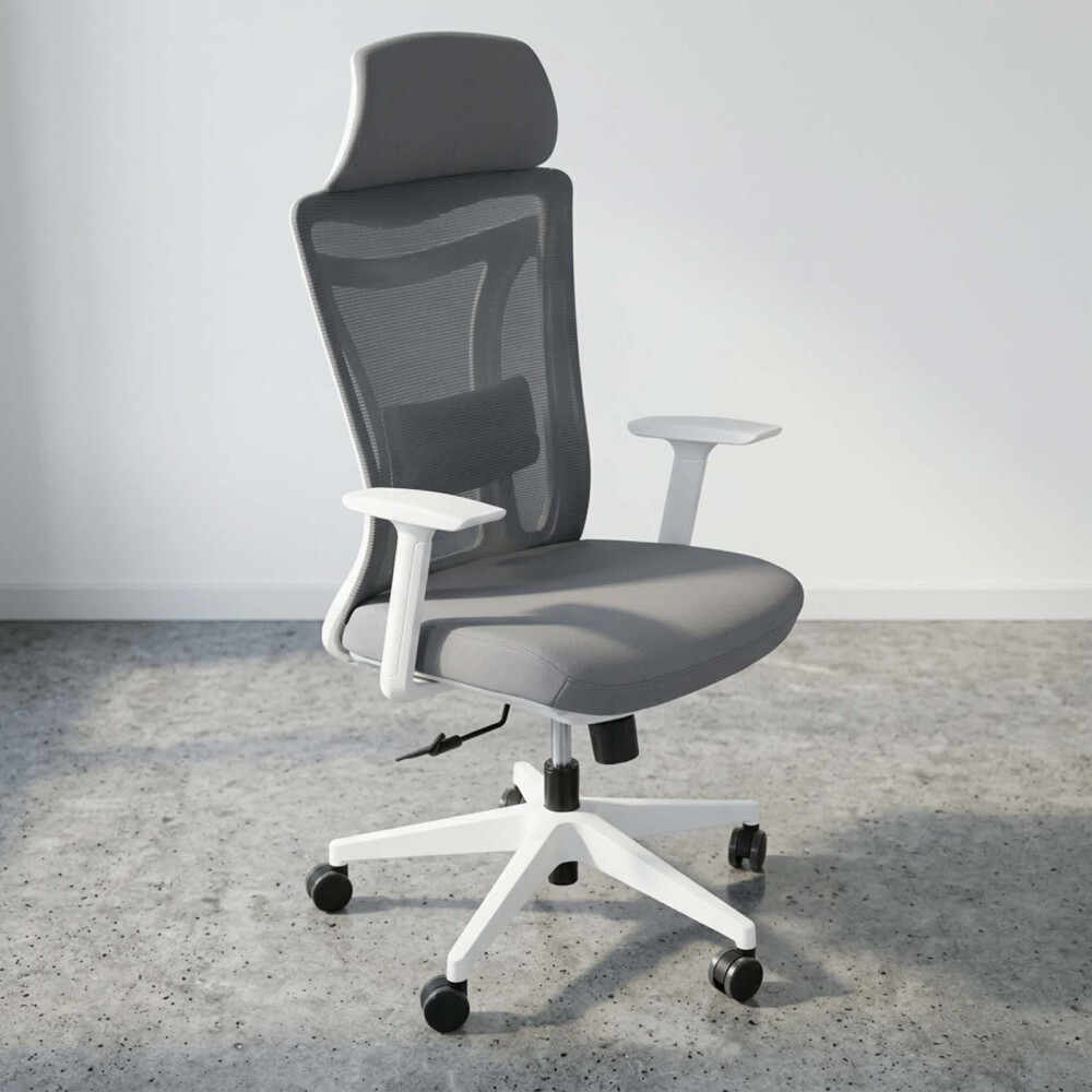 SILLA DE OFICINA MALLA BLANCO AMANE