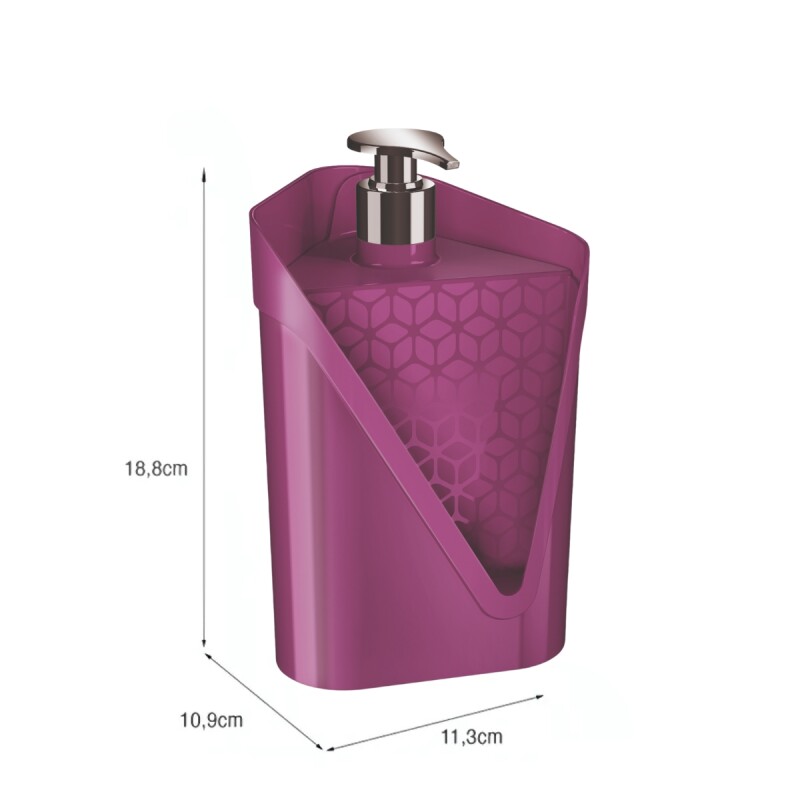 Dispensador de jabón click MAGENTA