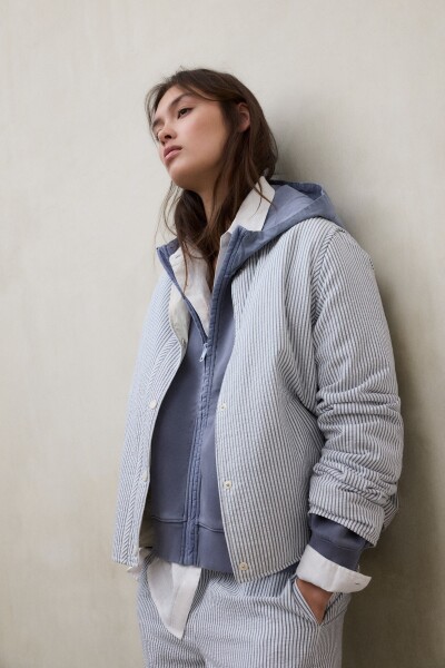 CHAQUETA REVERSIBLE GABI Rayas