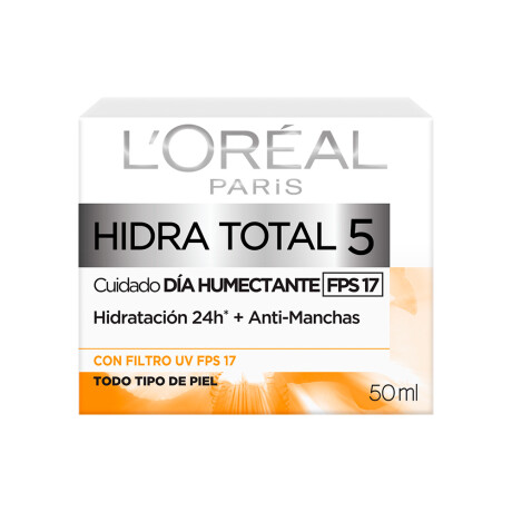 Crema de Día L'Oréal Paris Hidra-Total 5 Anti-Manchas 50ml Crema de Día L'Oréal Paris Hidra-Total 5 Anti-Manchas 50ml