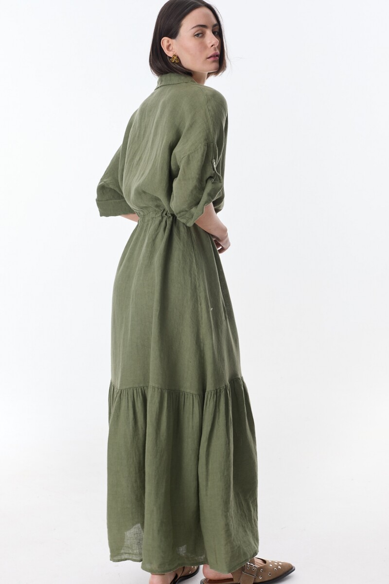 Vestido Camisero Vitta Verde