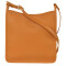 Longchamp -Cartera de cuero cruzada, Zipped Mostaza