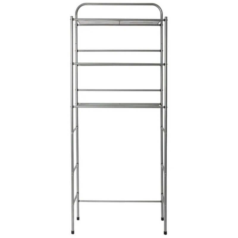 Mueble sobre inodoro Sensei D´Acqua 3 estantes Plateado
