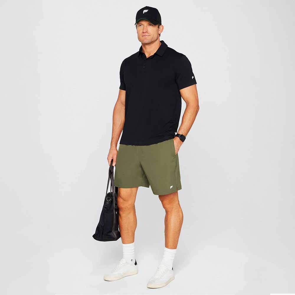 Polo Manga Corta The 24-7 Hombre Black