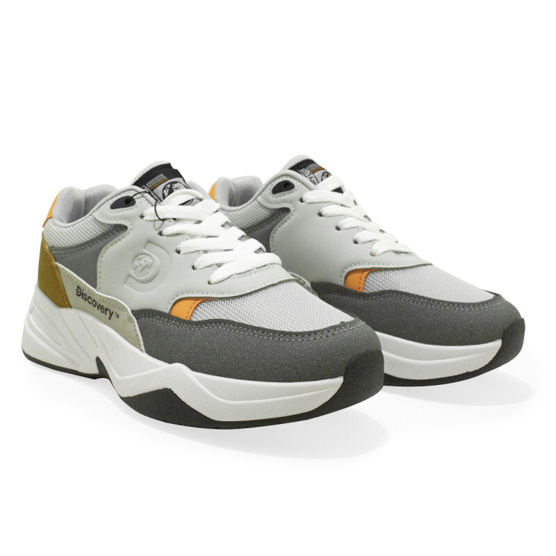 Championes Discovery calzado Earth Sport de Mujer - DISCFW25825 Blanco-gris
