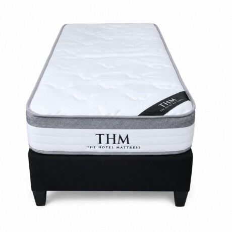Sommier 1 Plaza 80x185 - Colchon HAMPTONS Hybrid Rhodium Sommier 1 Plaza 80x185 - Colchon HAMPTONS Hybrid Rhodium