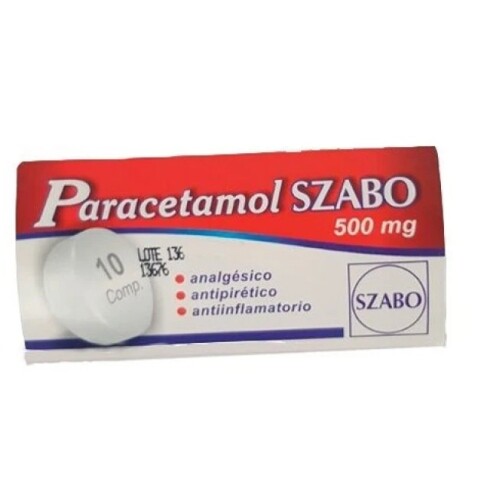 Paracetamol Szabo 500 mg 10 Comprimidos Paracetamol Szabo 500 mg 10 Comprimidos