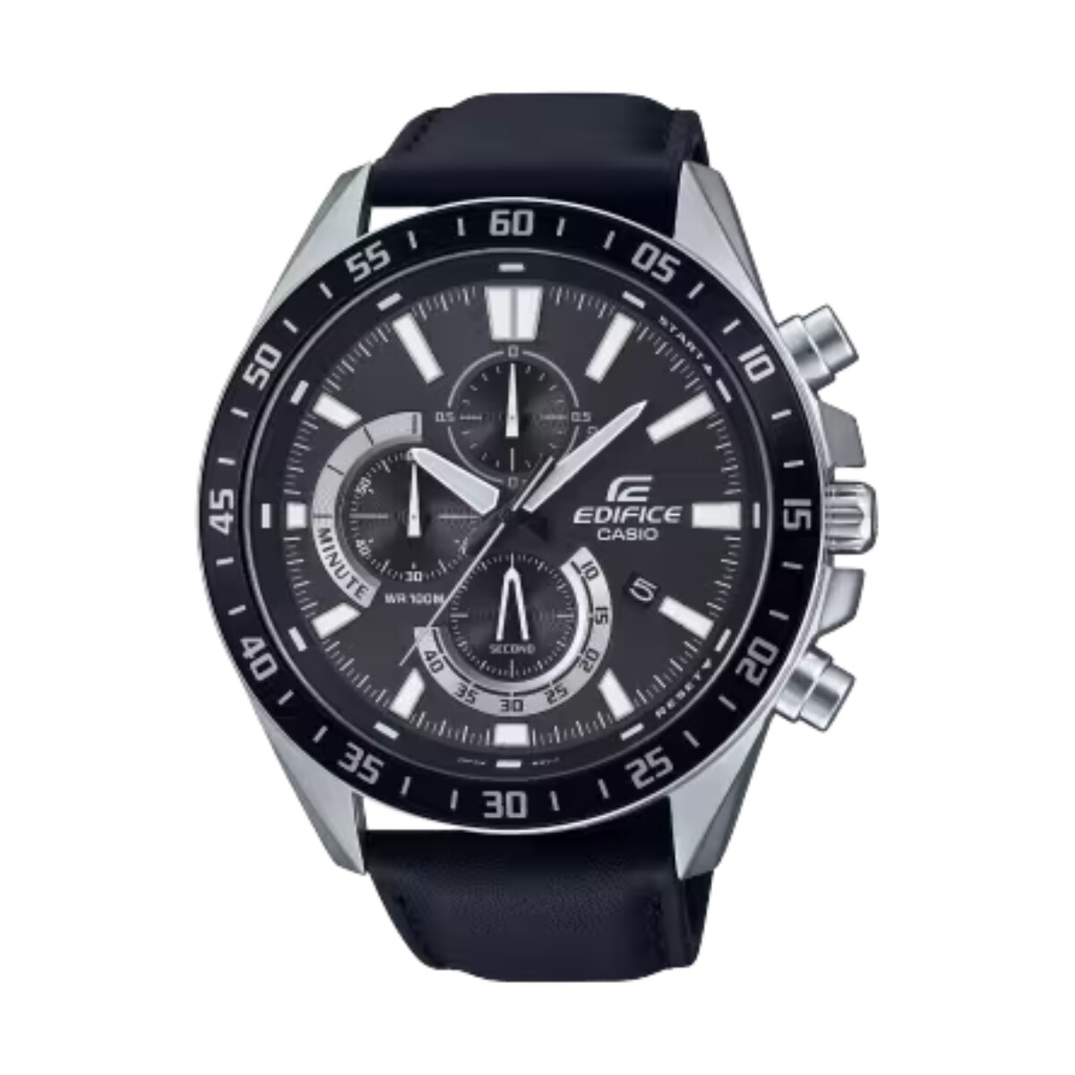 Reloj CASIO EDIFICE EFV620L-1AVUDF Cuero Negro Esfera 43mm 
