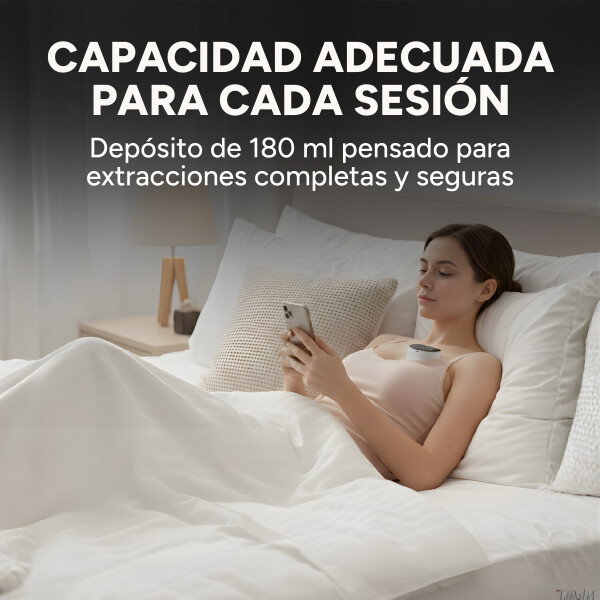 Extractor Maternal Inalambrico 3 Modos 9 Niveles Recargable Color Blanco