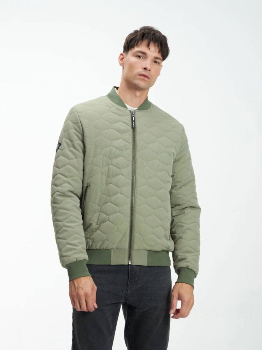 Campera Bomber LORD Uniform - Verde 