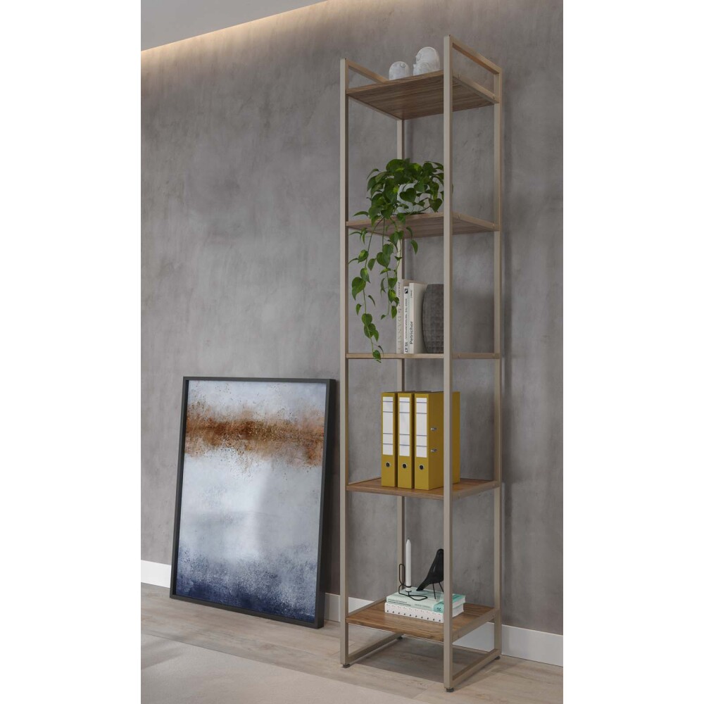 ESTANTERÍA MDF-Y-METAL VOSS