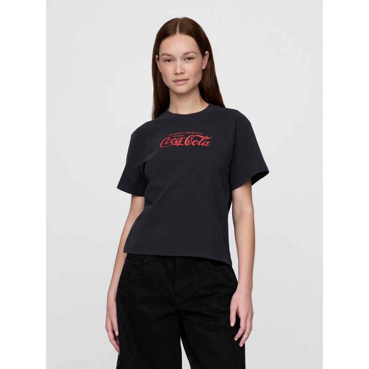 GRAPHICS 3PL - SS EDITOR TEE COCA COLA - WASHED BLACK 