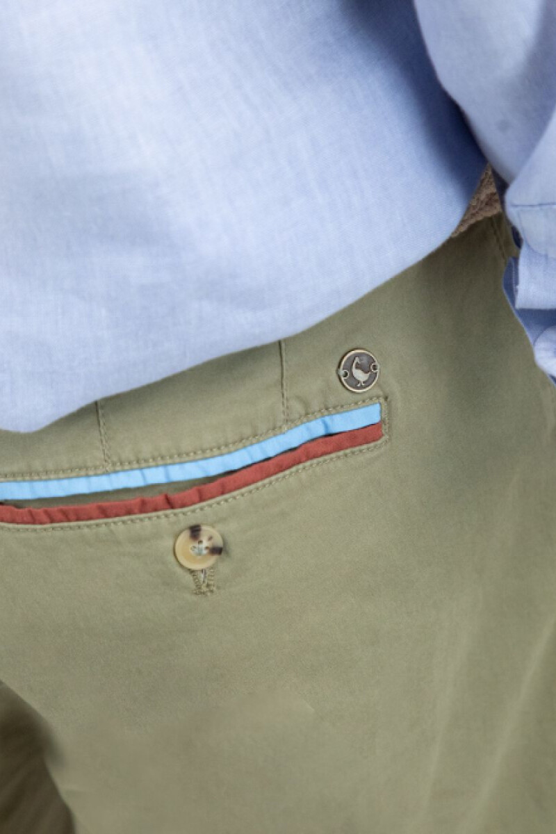 Bermuda El Ganso - Clásica Kakhi