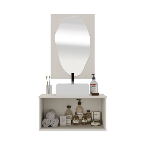 MUEBLE DE BAÑO SUSPENDIDO 70 CM CON ESPEJO SIN BACHA - ARENA MUEBLE DE BAÑO SUSPENDIDO 70 CM CON ESPEJO SIN BACHA - ARENA