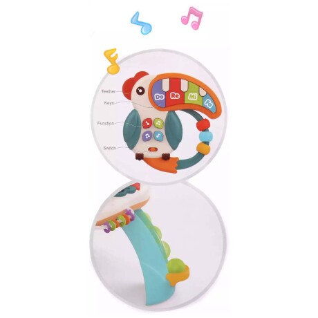 Mesa Actividades Piano Musical Juego Didáctico Bebé Huanger Multicolor