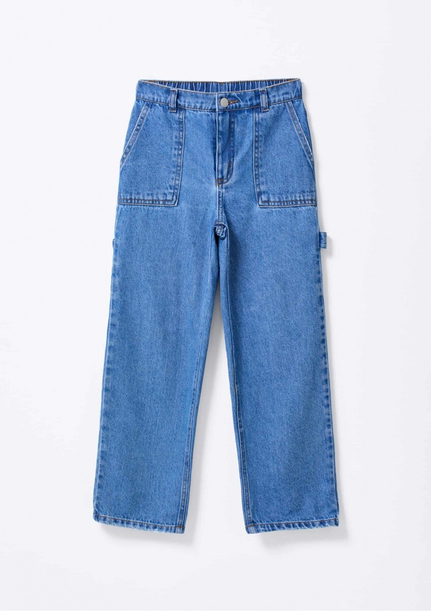 PANTALÓN JEANS PARA NIÑO - AZUL 