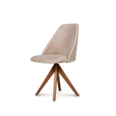 Silla Giratoria Karol 141- Tela Microfibra 228 (Beige)