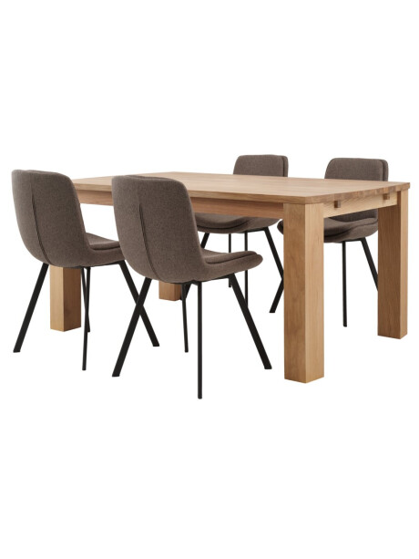 Silla de comedor MELBY arena/negro Silla de comedor MELBY arena/negro