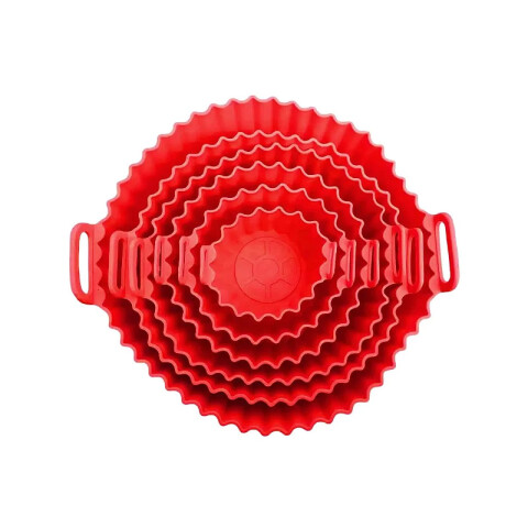 Bandejas cestas de silicona para freidora de aire 6 unidades Bandejas Cestas De Silicona Para Freidora De Aire 6 Unidades
