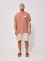 T-SHIRT LYFIA RUSTY Tostado