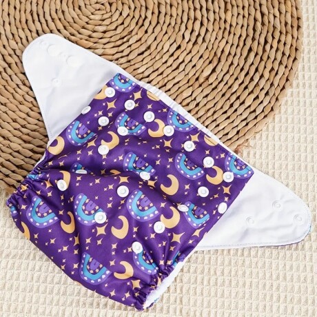 Pañal ecológico waterproof con inserto incluído Luna