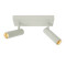 NANO ARTEFACTO MADISON ADOSAR ORIENTABLE (X2) Luminaria Nano Madison Orientable de Adosar x2 Blanco
