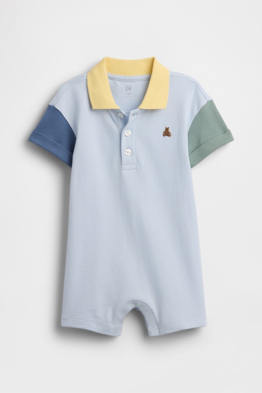 Enterito Polo Bebé Colorblock