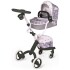 Set Coche Muñecas 3en1 Transportadora Bolso De Cuevas Sky Variante Color Gris