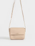 Bandoleras Special Price Clasico Bandolera Cuerina Solapa - Marron Beige