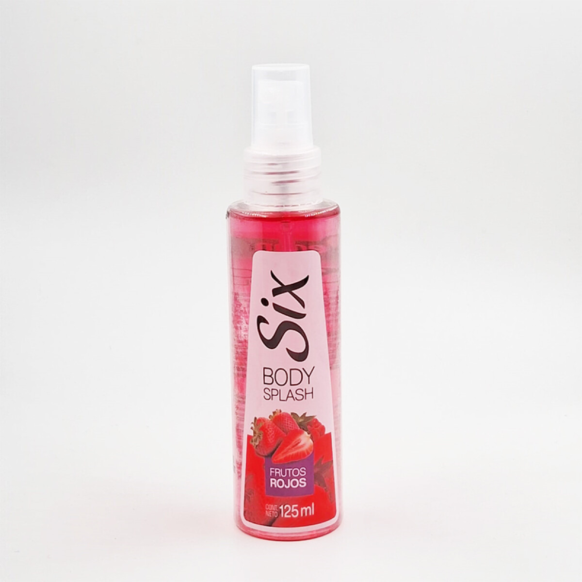 Body Splash Six 125 ml - Frutos Rojos 
