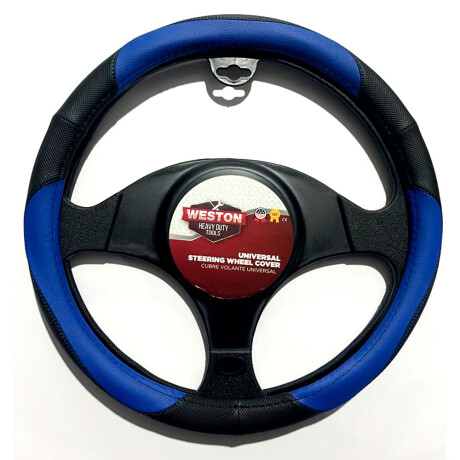 CUBRE VOLANTE - NEGRO Y AZUL - CUBRE VOLANTE - NEGRO Y AZUL -
