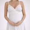 Camisón Maternal Avelina Gris Melange