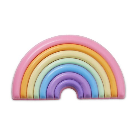 Puffy Rainbow Pool Float Multicolor