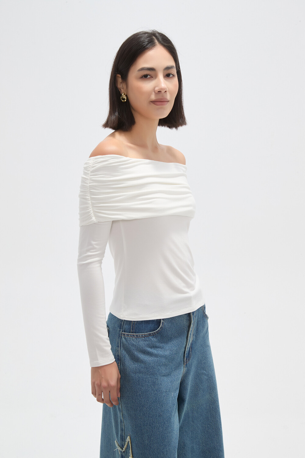 Tops Vorea Marfil / Off White