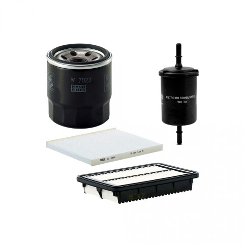 Kit Filtros Mann Hyundai HB20 Motor 1.0 80cv Kit Filtros Mann Hyundai HB20 Motor 1.0 80cv