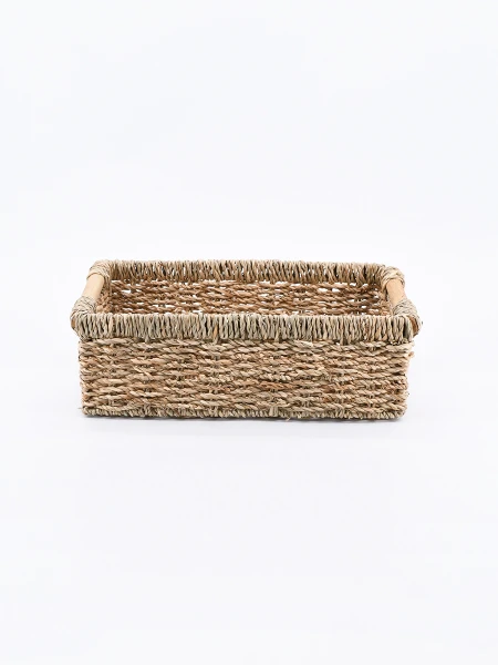 CESTO ORGANIZADOR TEJIDO BEIGE