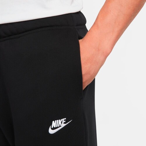 Pantalón Nike Club Fleece Alto-Rise de Mujer Negro